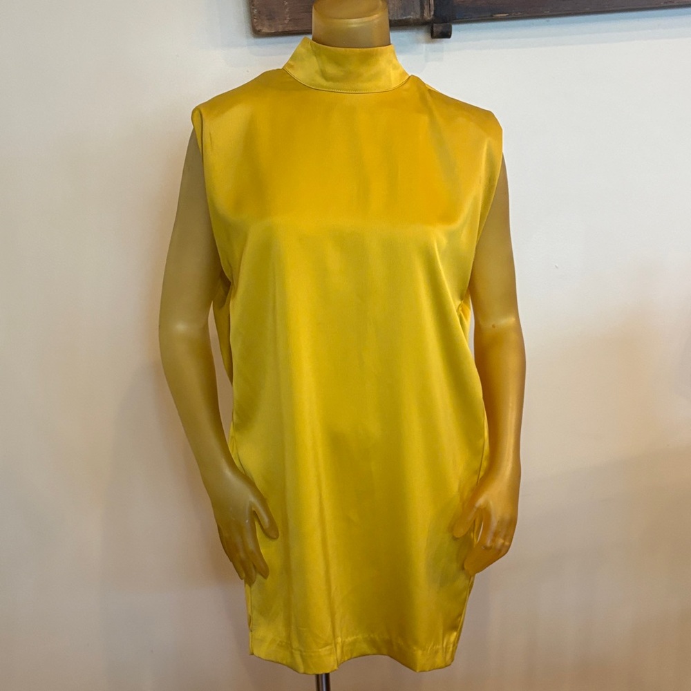 Glam Yellow Mini Dress